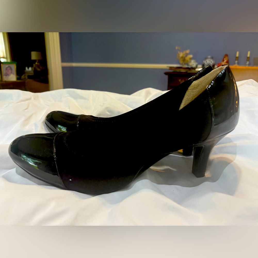 Life Stride W 11 Black Parigi Stretch Pumps New Never Worn - Picture 5 of 9